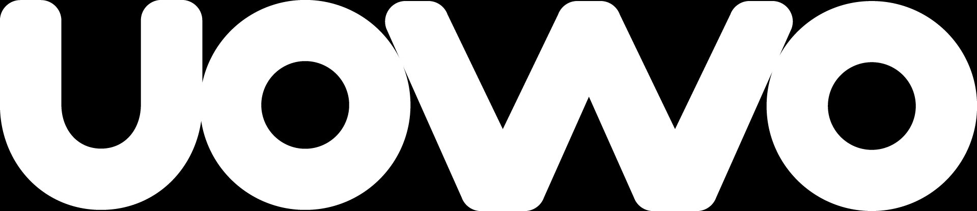 UOVVO logo bianco